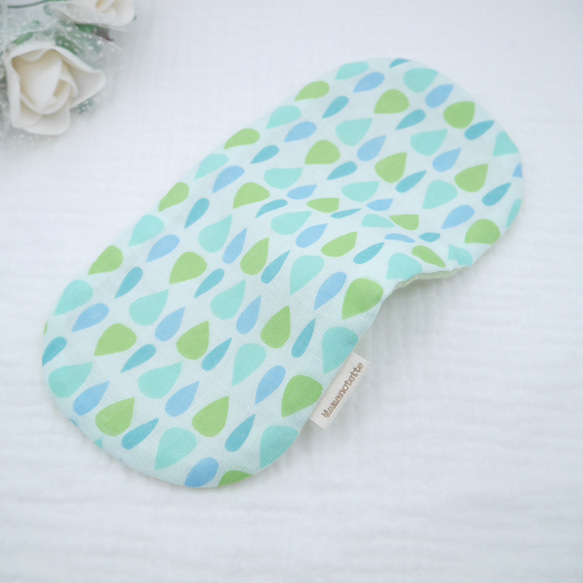 ふわもこハンカチ｜しずく-Raindrop-｜S・10×20cm｜ガーゼハンカチ｜敏感肌｜プチギフト｜誕生日 9枚目の画像