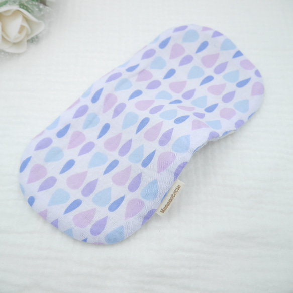 ふわもこハンカチ｜しずく-Raindrop-｜S・10×20cm｜ガーゼハンカチ｜敏感肌｜プチギフト｜誕生日 10枚目の画像