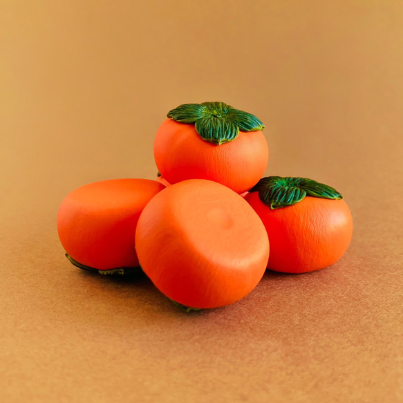 食欲の柿 シマエナガ 8枚目の画像