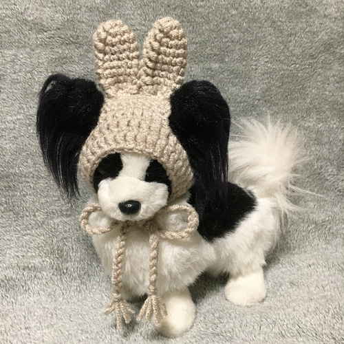 2023年卯年❤️うさぎの帽子❤️小型犬用帽子・猫用帽子 ペット