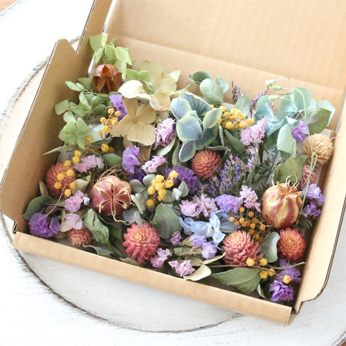 メール便送料無料】 【アンティークカラー】 花材詰め合わせ キット