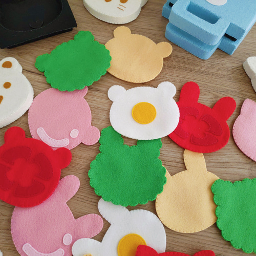 型紙＆レシピ・PDF】フェルトままごと 熱壓吐司機 繁体中文語