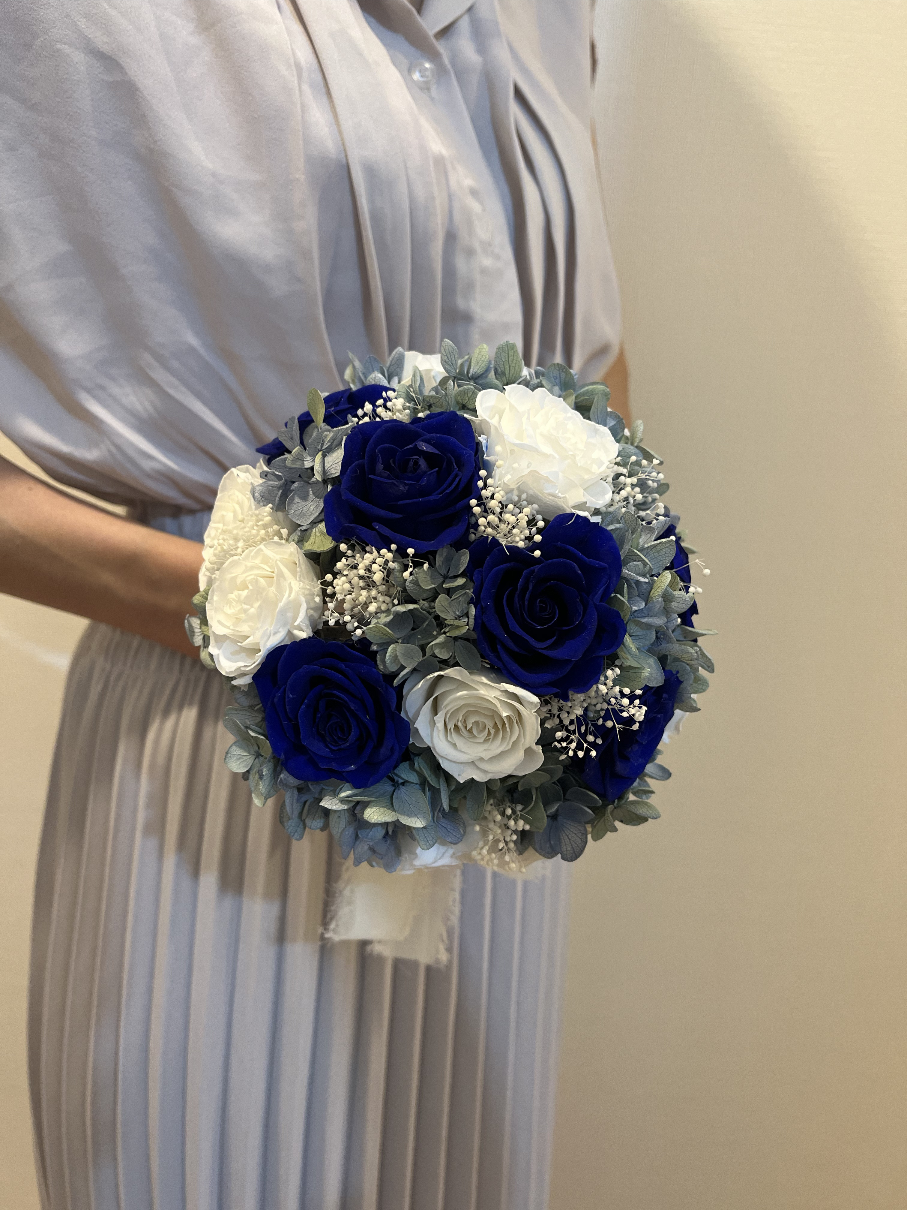 プリザーブドラウンドブーケ