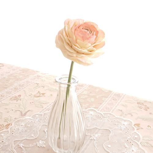 クリーム色 ラナンキュラス アートフラワー　34せたット クリーム色 ラナンキュラス アートフラワー 34せたット