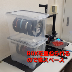 防湿機能付き　フィラメントボックス　4つ同時収納可能　無電源　3Dプリンター　2個セット 1枚目の画像