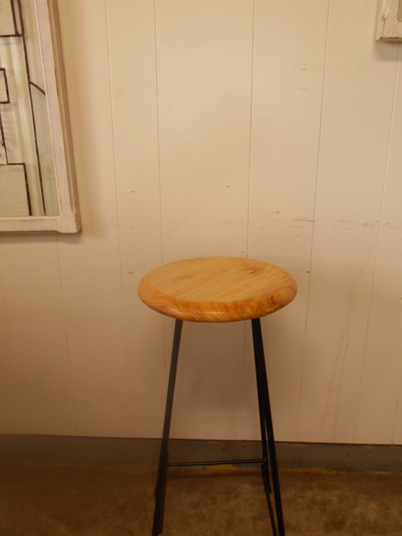 カウンター用ひのきイス10-10（高さ65㎝：僅かな高さ変更可能） レジカウンター　受付カウンター OCQ1423166130(10920円)