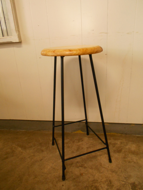 カウンター用ひのきイス10-10（高さ65㎝：僅かな高さ変更可能） レジカウンター　受付カウンター OCQ1423166130(10920円)