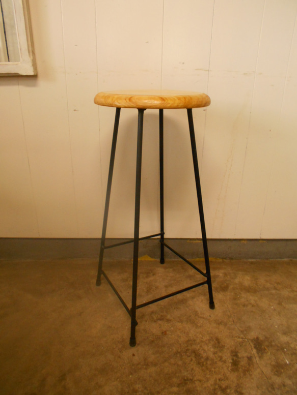 カウンター用ひのきイス10-10（高さ65㎝：僅かな高さ変更可能） レジカウンター　受付カウンター OCQ1423166130(10920円)