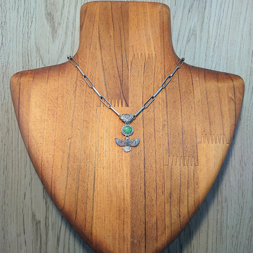 シルバー950:イーグル,ターコイズ ペンダントトップ ペンダントトップ