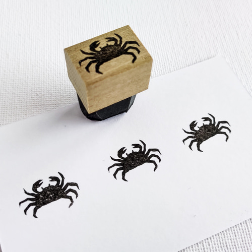 カニ はんこ・スタンプ 消しゴムはんこの黒猫堂 通販 14783135｜Creema