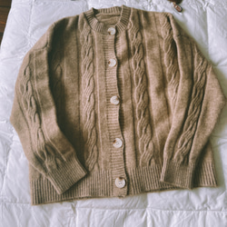 ニットセーターコートカーディガン 暖かく~厚手セーター~純色 5枚目の画像