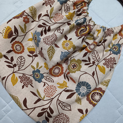 前掛け風レトロ✿にゃんこ型トートバッグ トートバッグ *Myu✿handmade 