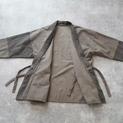 拼布 samue/灰色/三河棉刺子編織 第9張的照片