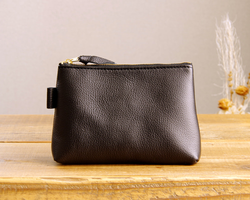 LIONA》スクエアポーチ Regular《5colors》 ポーチ KIKUCHI LEATHER