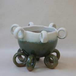 (和)陶製植木鉢 1枚目の画像