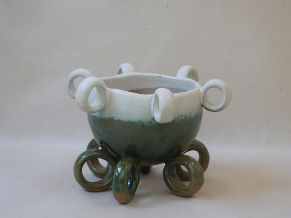 (和)陶製植木鉢 1枚目の画像