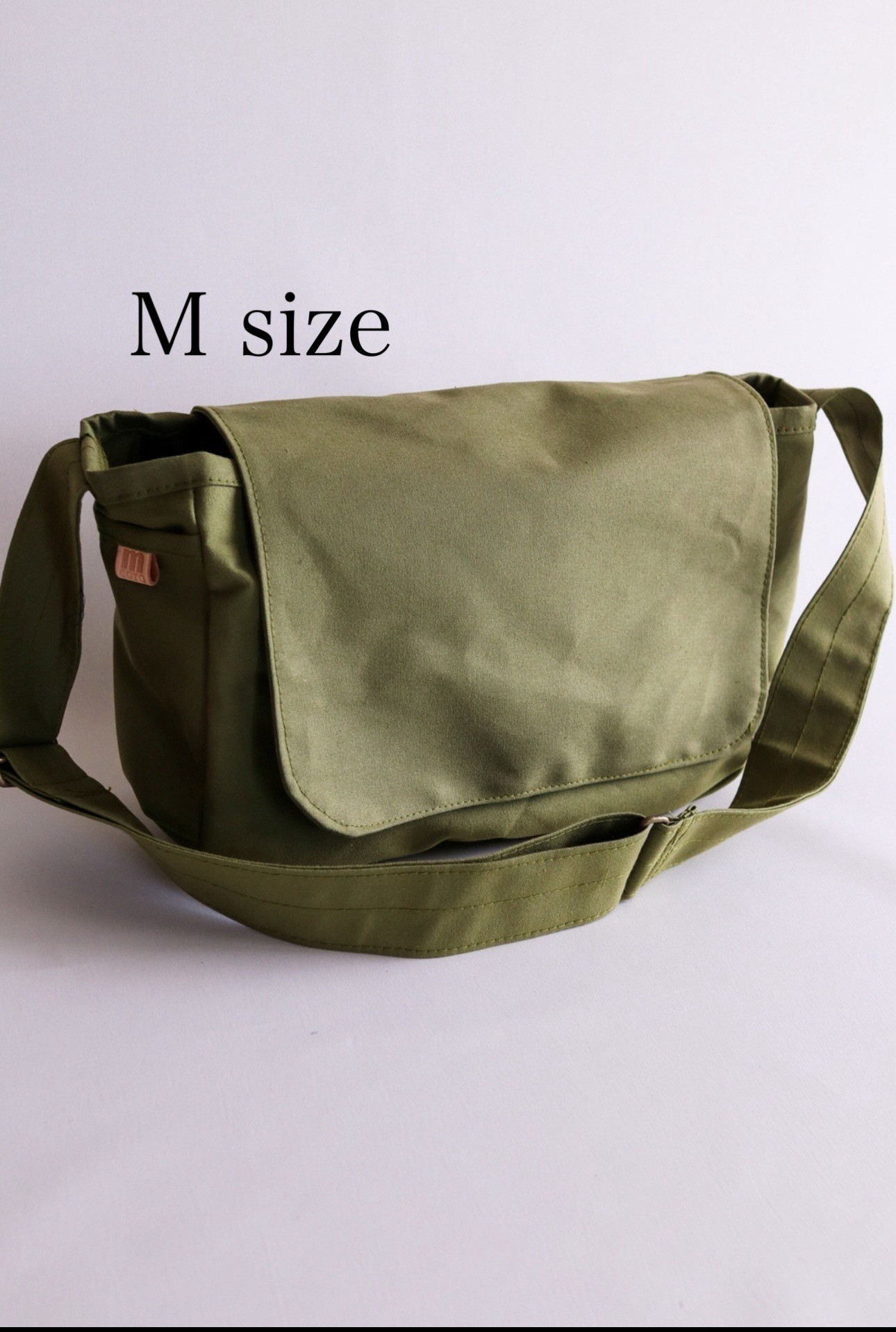 ブラウン×カーキ 大容量 希少✨BACKLASH レザー メッセンジャーバッグ