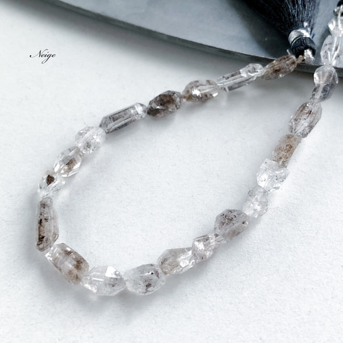 アフガニスタン産ダブルポイントクリスタルAA++ Sサイズ4粒 天然石