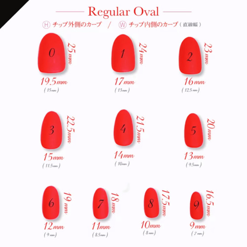 測定用ネイルチップ ネイルチップ（つけ爪） labon.nail 通販 14784535