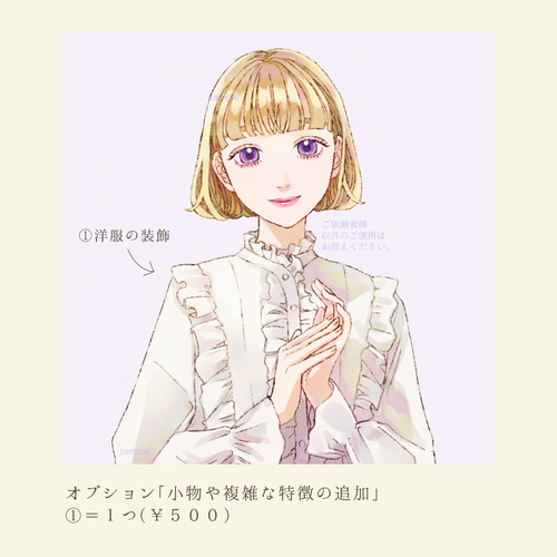 イラストオーダー。手作りラミカ！！ L版/写真サイズ】イラストオーダー/似顔絵、キャラクター