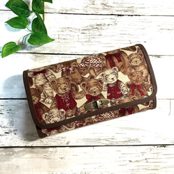 ハンドメイド 長財布 お財布バッグ やりくり財布 マスク入れ カード