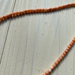 土佐の深海からの贈り物　♡　コーラルピンクの宝石珊瑚　ネックレス　日本製シルバークラスプ 8枚目の画像