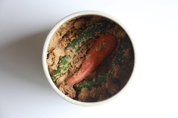 ぬか漬けの秋！【岐阜県多治見産】えんける道具店の甕（かめ）4リットル 4枚目の画像