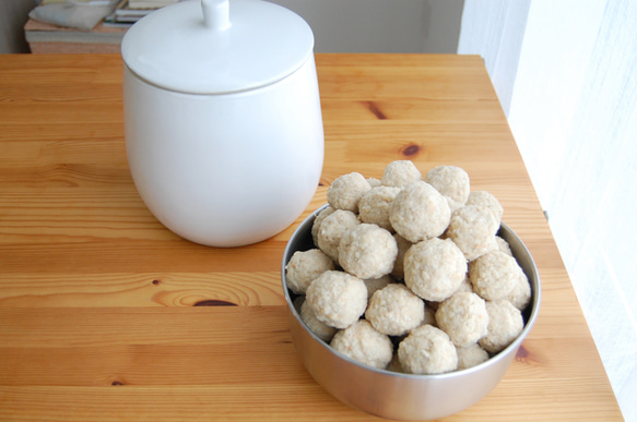 ぬか漬けの秋！【岐阜県多治見産】えんける道具店の甕（かめ）4リットル 7枚目の画像