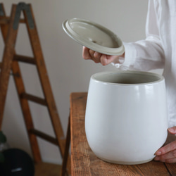 ぬか漬けの秋！【岐阜県多治見産】えんける道具店の甕（かめ）4リットル 12枚目の画像