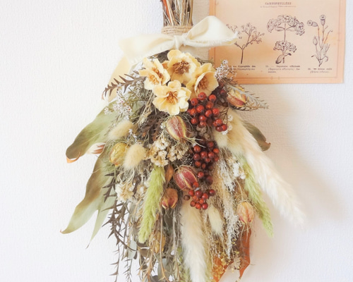 秋色ドライフラワースワッグvol.5 スワッグ hime-flower 通販