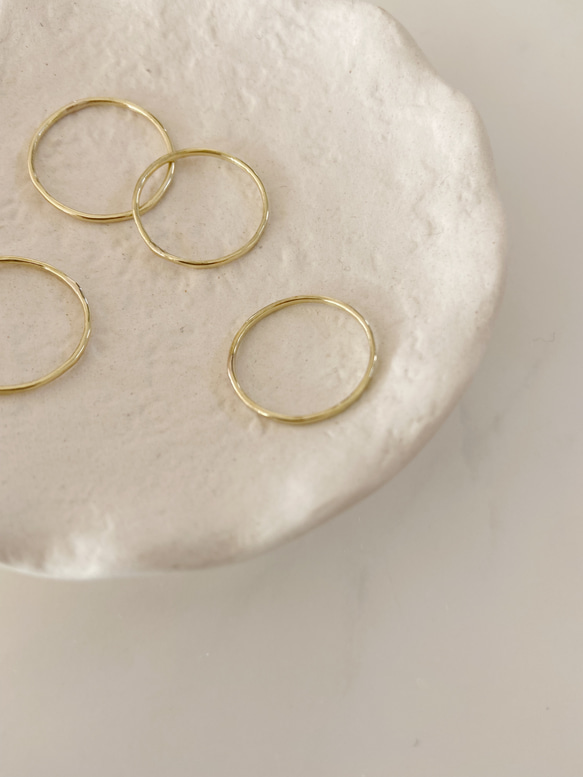 brass rings （4個セット） 1枚目の画像