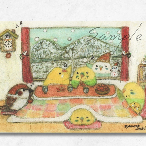 Lemon☆❀カードsize御守り絵画❀ sizuki_hachiman 淡路島の淡路市志筑八幡神社にて 私の馬の絵が