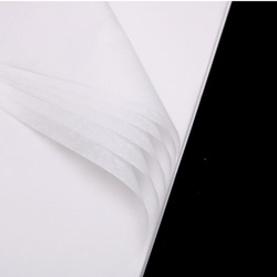 薄葉紙 ホワイト 白 ラッピング 包装紙 2枚目の画像