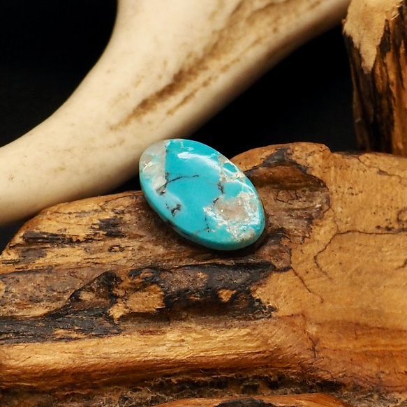 8,4ct Morenci Turquoise モレンシ ターコイズ MO-09 ルース 天然石 トルコ石 ハンドメイド 2枚目の画像