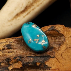 8,3ct Morenci Turquoise モレンシ ターコイズ MO-10 ルース 天然石 トルコ石 ハンドメイド 1枚目の画像