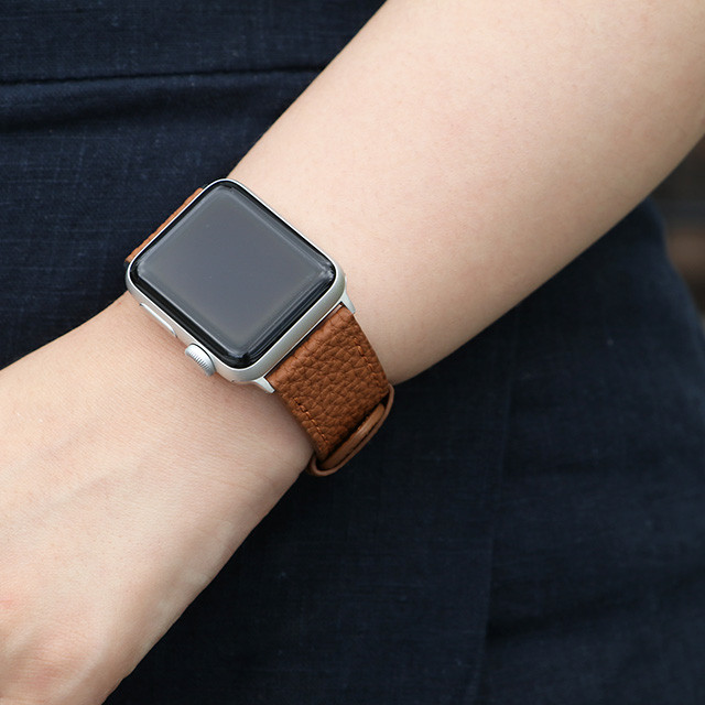 シュリンクレザー シュランケンカーフ 本革 Apple Watch アップルウォッチ 交換バンド aws-gpe