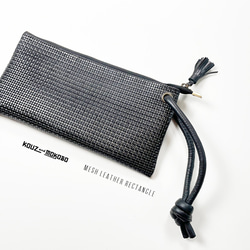 ▽KURO/シルエットが美しい大人の牛革あずま袋/Lサイズ 裏地・ポケット