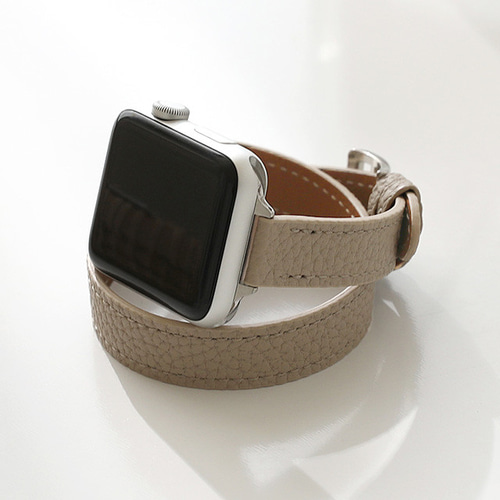 高級革 ダブルツアー 二重巻き Apple Watch バンド シュリンク 高級革 ダブルツアー 二重巻き Apple Watch バンド シュリンク
