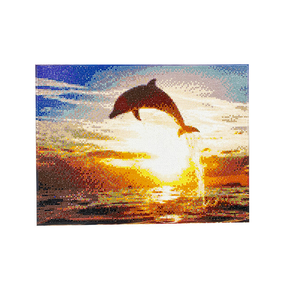 SCB-380 キラキラビーズアート イルカ ビーズ エルベール 通販