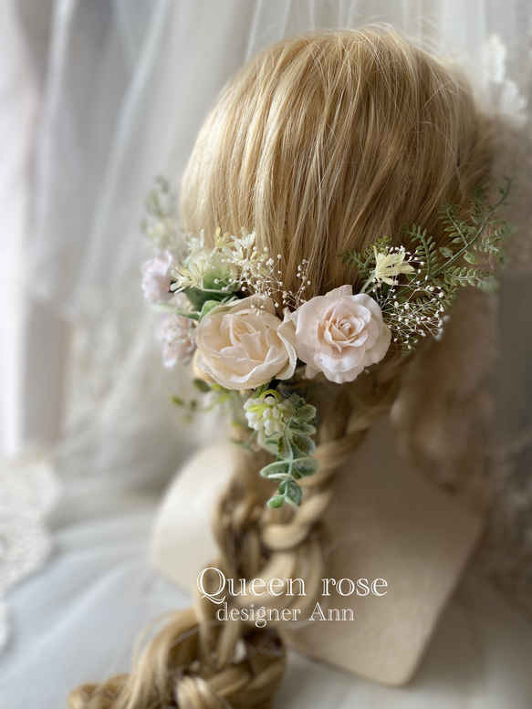 【送料無料】Queen rose 薔薇の精ヘッドドレス 4枚目の画像