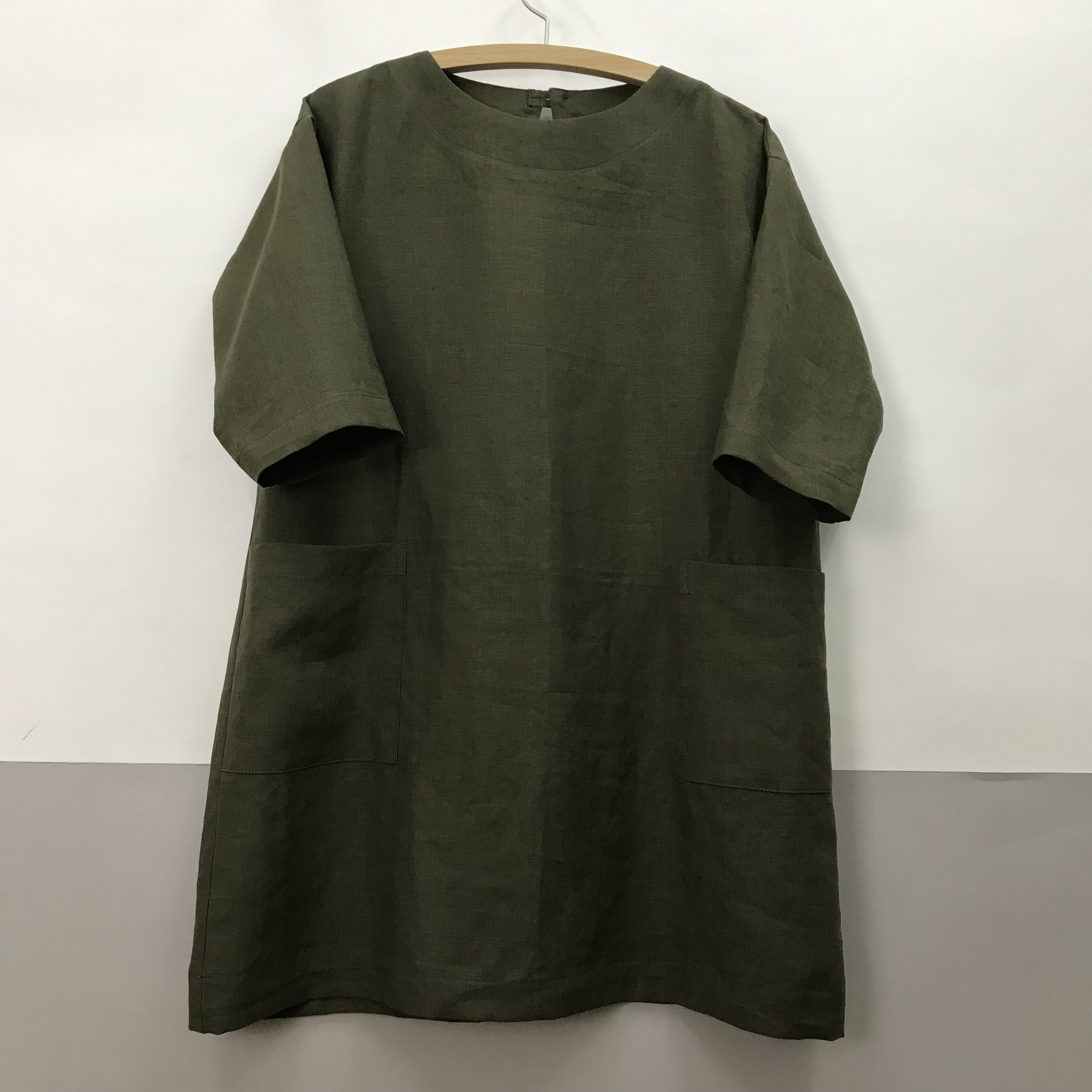 リネン　チュニック　ブラウス