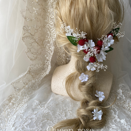 送料無料】Queen rose いちごミルク white version 野いちご