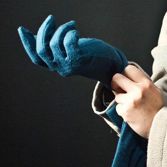 Creema 價格 免運費 ★ 手套 圍巾 2 種共 3 件套裝 100% 羊毛禮品 第5張的照片