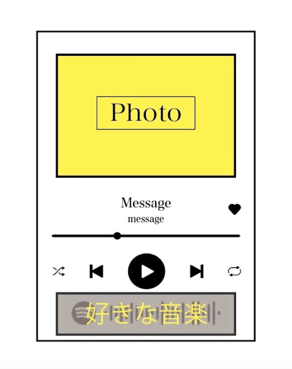 好きな音楽を流せる♪♪フォトミュージック/アクリルフォト 5枚目の画像