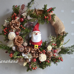 Santa&#39;s CrescentXmas*wreath 第1張的照片