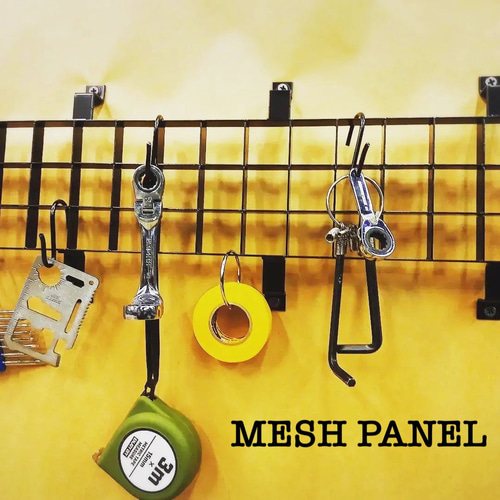 メッシュパネル 壁掛け 網 ラック ガレージ 壁掛けラック・ウォール