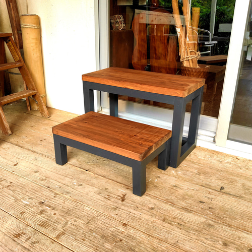 踏み台 ステップ 段差解消 踏み板 デッキ ディスプレイ台 花台 2段