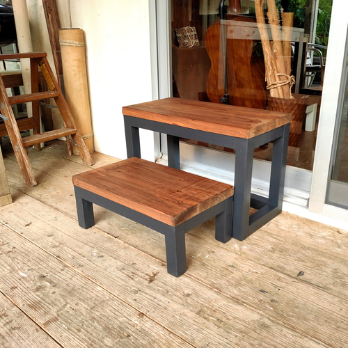 踏み台 ステップ 段差解消 踏み板 デッキ ディスプレイ台 花台 2段