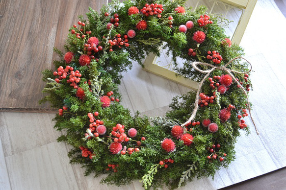 ベリーのクリスマスwreath 5枚目の画像