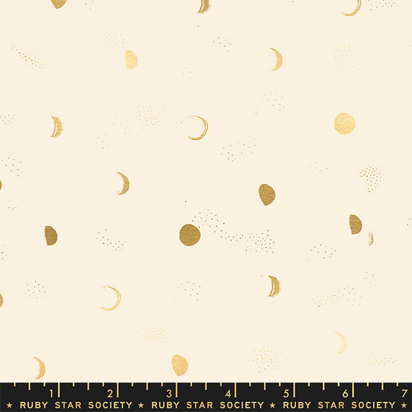 USAコットン(110×50) RSS Firefly ムーンフェイズ バタークリーム 4枚目の画像